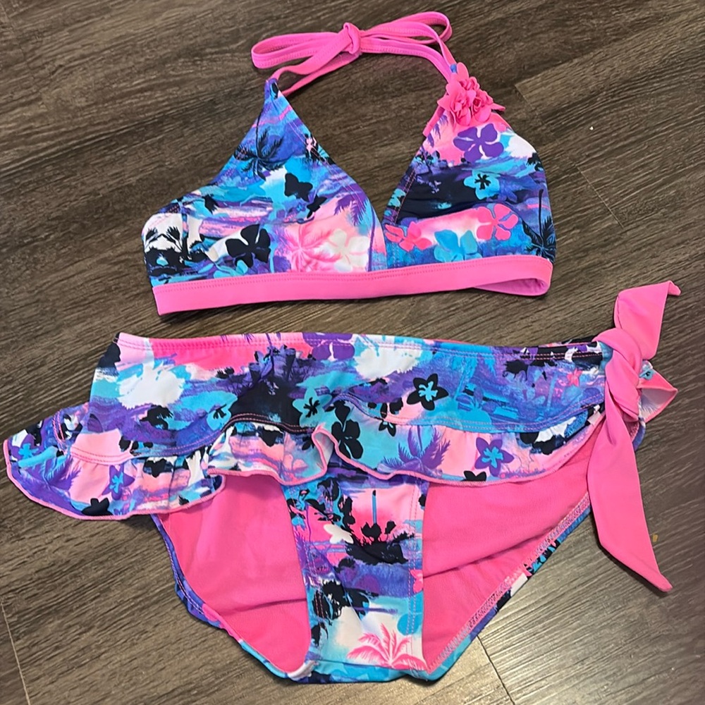 Justice swimsuit size 16